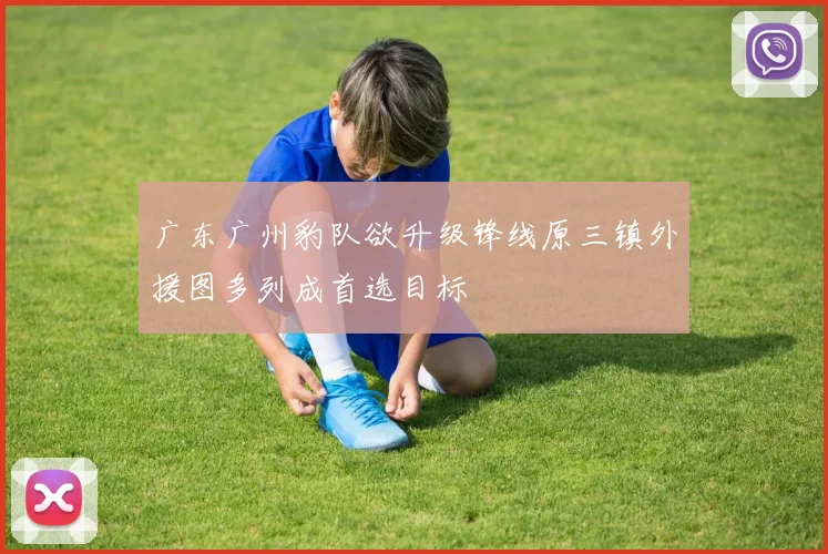 广东广州豹队欲升级锋线原三镇外援图多列成首选目标